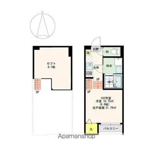プレミアヒルズ仙台国見【1階】の間取り