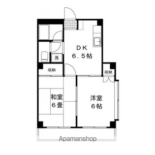 サンパールハイツ【3階】の間取り