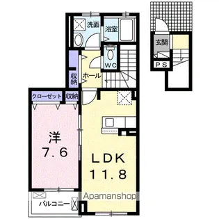 プロムナード【2階】の間取り