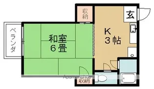 井出ハイツⅡ【2階】の間取り