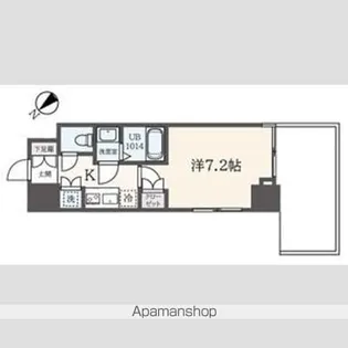 東京都中野区中野3丁目【マンション】の間取り