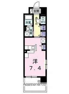 グランデ新宿【5階】の間取り