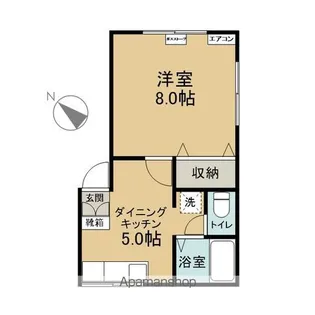 エスポワール妙見【201号室】の間取り