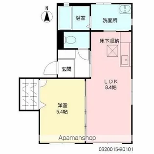 ソレイユ【1階】の間取り