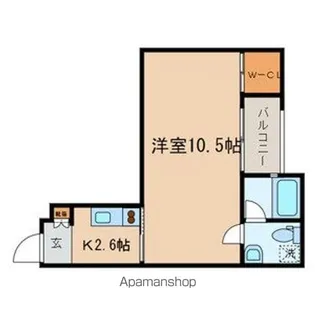 スカイフォートレス【3階】の間取り