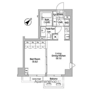 コンフォリア大山【805号室】の間取り