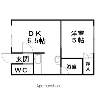 メゾンドギャルソン【2階】の間取り