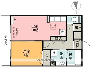 ナンシーコート【102号室】の間取り