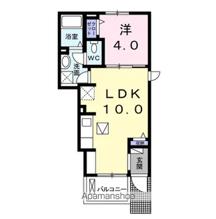 リトル ファイン【1階】の間取り