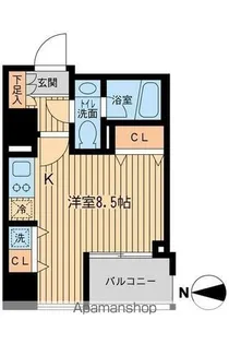 ウィルテラス千歳烏山【7階】の間取り