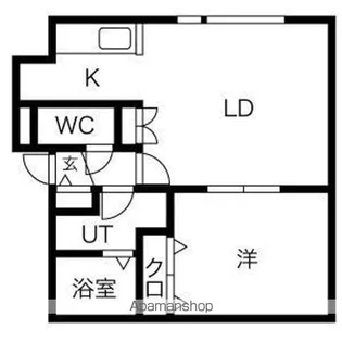 シルキー月寒東B【2階】の間取り