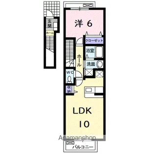 プリエール【2階】の間取り