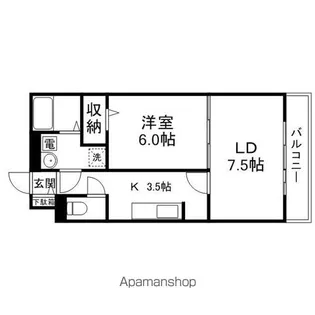 グリーンパル【1階】の間取り