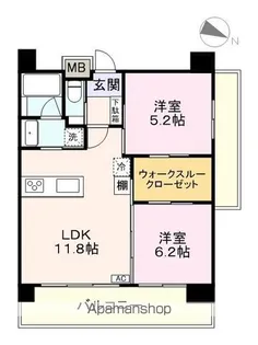 ART RESIDENCE IN MISATO CHUO【303号室】の間取り