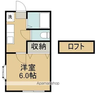ベルグ宮城野萩通り【2階】の間取り