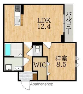 シャルマールスイート【3階】の間取り