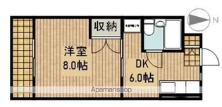 マンションアランフェス【1階】の間取り
