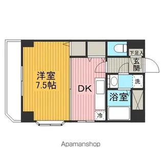 アート・フルベイシス【1階】の間取り