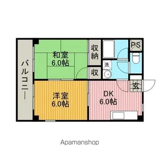 ハイクリーンコート【2階】の間取り