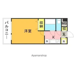 メゾン・ド・城西【4階】の間取り