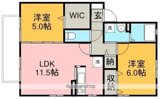 レスポワール Ⅰ【2階】の間取り