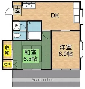 トラストハイツ【2階】の間取り