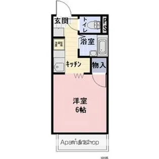 Surplus One 錦【1階】の間取り