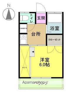ハイツJ【2階】の間取り