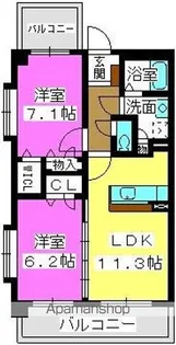 エスペランサ【5階】の間取り