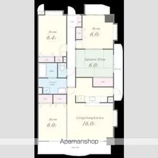 リーフマンション グランディア【5階】の間取り