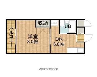 コーポレティブハウスⅠ【2階】の間取り
