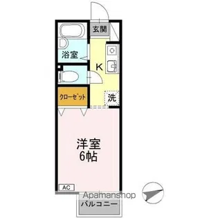 シャレード神田【2階】の間取り