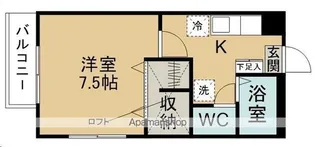 ピースフル市名坂【101★号室】の間取り