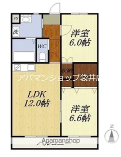 アスティオンIII【1階】の間取り