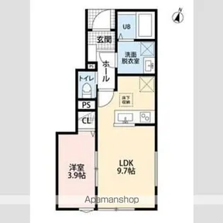 リーブルファイン柏高田【1階】の間取り