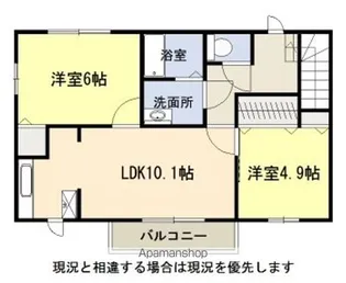 ラフィーネⅠ【2階】の間取り