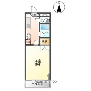 フレンズ双葉ヶ丘【2階】の間取り