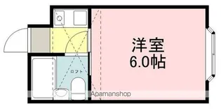 ベルシティ米ヶ袋【1階】の間取り
