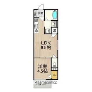 メゾンアイギス【302号室】の間取り