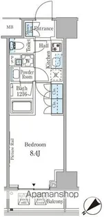 ルビア赤坂【6階】の間取り