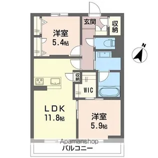 サリサ.I【2階】の間取り