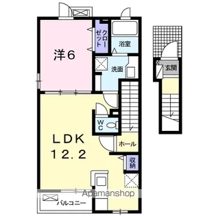 アイーダ・メイカ【2階】の間取り