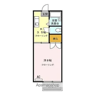 グリーンテラス都北【2階】の間取り
