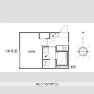 ハーモニーテラス上篠崎Ⅱ【1階】の間取り