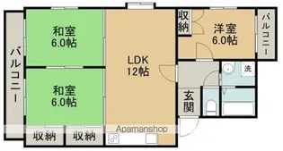 レジデンス松岡2【2階】の間取り