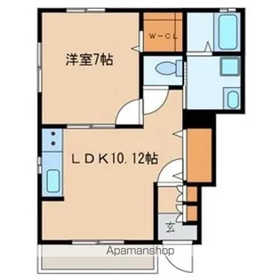 グレースバレー【A号室】の間取り