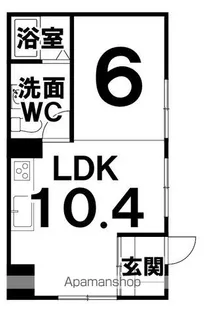 ユトリロ帯広東【101号室】の間取り
