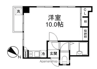 レジデンスオザキ【201号室】の間取り