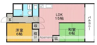 セントポーリア東豊中【2階】の間取り