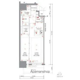 MAXIV名古屋上前津【4階】の間取り